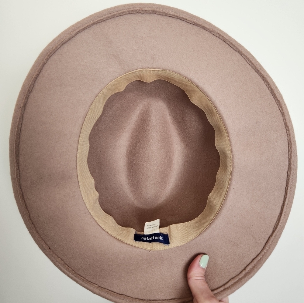 hatattack Pink Wool Rancher Fedora - Picture 2 of 11